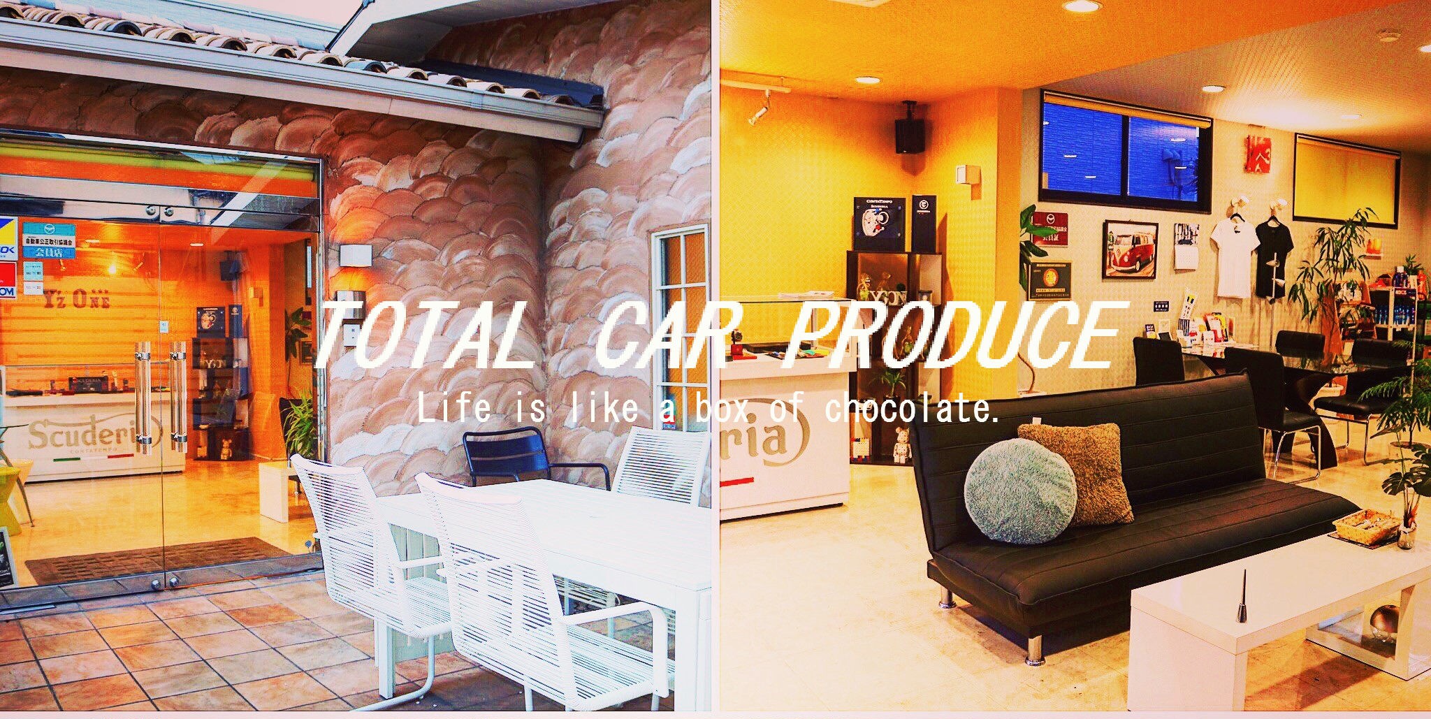 TOTAL CAR PRODUCE Life is like a box of chocolate.